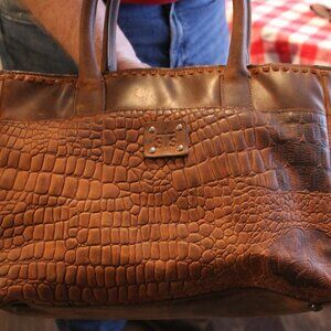 Brown Leather StS Satchel